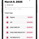 Online ticketing in Ghana